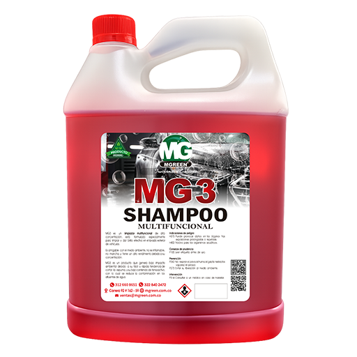PRESENTACION DE GALON MG3-SHAMPOO MULTIFUNCIONAL - Imagen 1